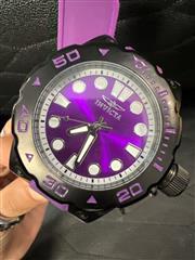 51 MM INVICTA PRO DIVER MEN BLACK AND PURPLE WATCH MODEL: 17801, JAPAN QUARTZ